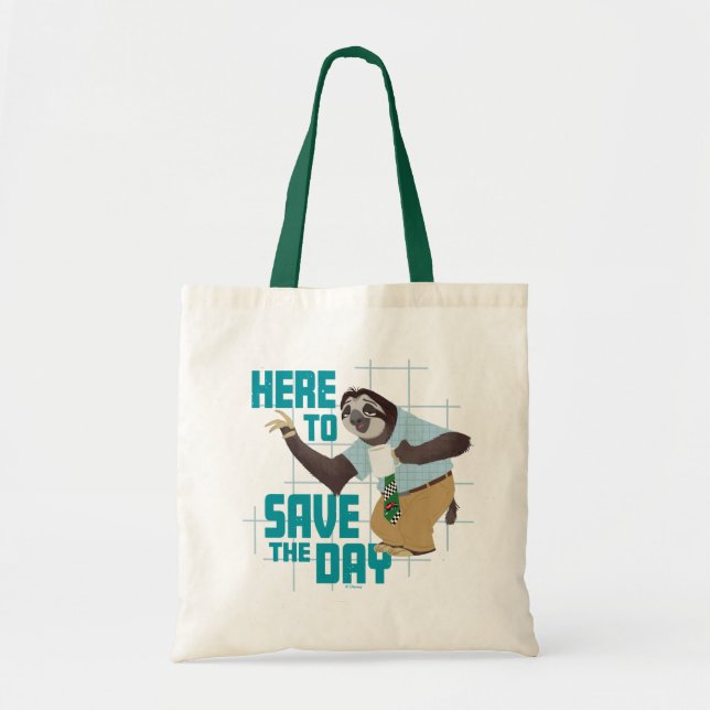 Tote Bag Flash Slothmore - Here to Save the Day (Devant)