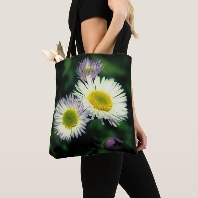 Tote Bag Fleabane sauvage Fleur de marguerite (De près)