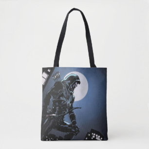 Tote Bag Flèche   Flèche verte au clair de lune