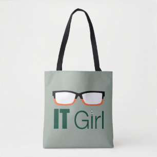 Tote Bag Flèche   Graphique de lunettes pour filles IT