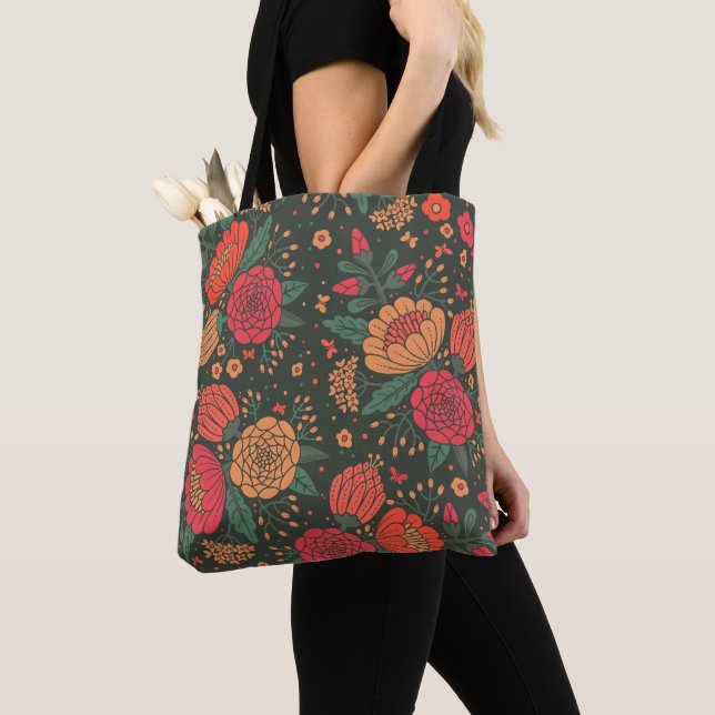 Tote Bag fleur (De près)