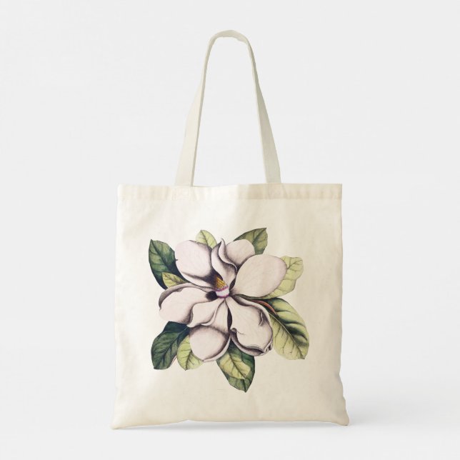Tote Bag Fleur blanche de Magnolia (Dos)