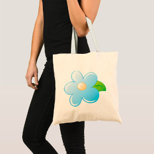 Tote Bag Fleur bleue