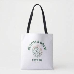 Tote Bag Fleur botanique Jardin minimaliste Nature