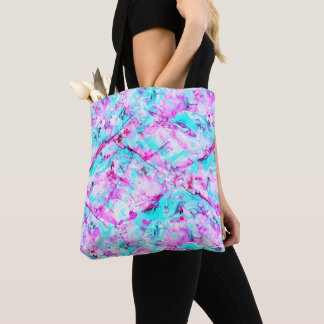 Tote Bag Fleur brisée Un design lumineux coloré