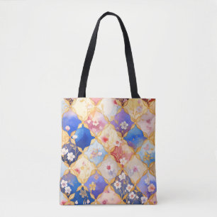 Tote Bag Fleur carré 005