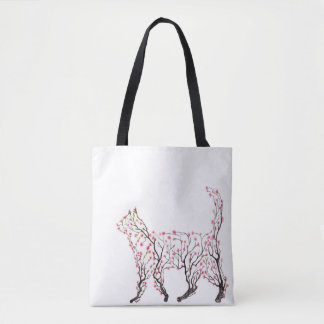 Tote Bag Fleur de chat