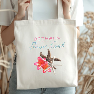 Tote Bag Fleur de la fête nuptiale Fille Starfish Personnal