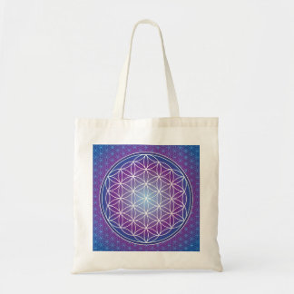 TOTE BAG FLEUR DE LA VIE - AMÉTHYSTE