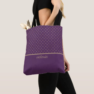 Tote Bag Fleur de Lis Motif