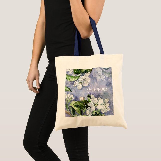 Tote Bag Fleur de pomme (Devant (produit))