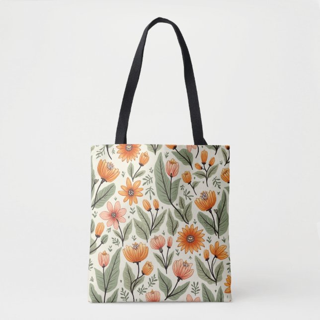 Tote Bag Fleur de printemps (Devant)