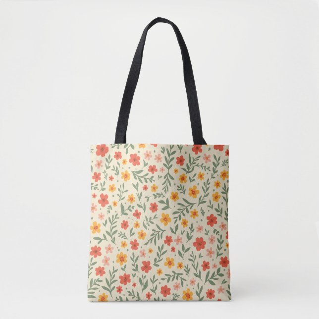 Tote Bag Fleur de printemps (Devant)