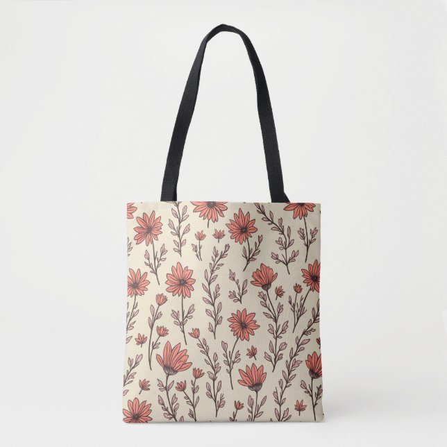 Tote Bag Fleur de printemps (Devant)