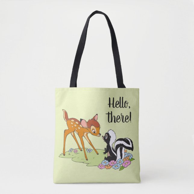Tote Bag Fleur de rencontre Bambi (Devant)
