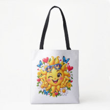Fleur de soleil heureux Arc-en-ciel