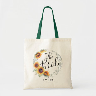 Tote Bag Fleur de soleil russe  Mariée