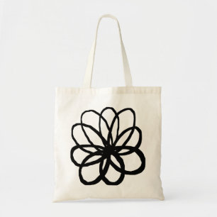 Tote Bag Fleur de Spontanious - noir
