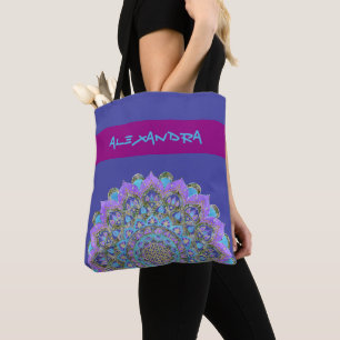Tote Bag Fleur De Vie - Mandala India Style 2