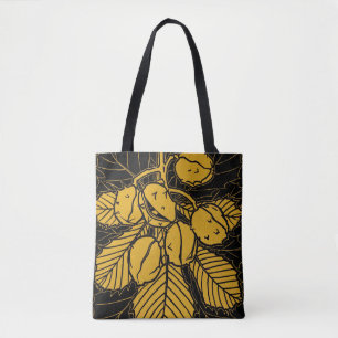 Tote Bag Fleur esthétique feuille Motif transparent T