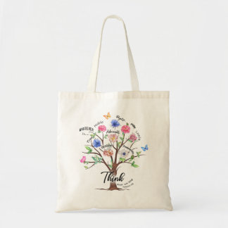 Tote Bag Fleur Jésus Fleur Foi papillon Christian Philippia