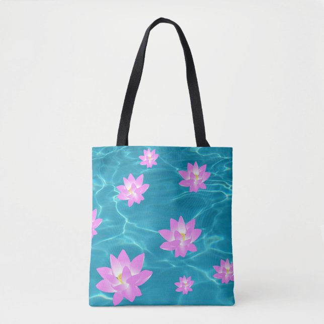 Tote Bag Fleur Lotus (Devant)