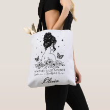 Fleur minimaliste moderne personnalisée pour la fê