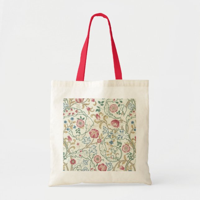Tote Bag Fleur, Motif Floral, William Morris (Devant)