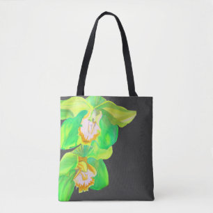 Tote Bag Fleur pop art orchidée moderne