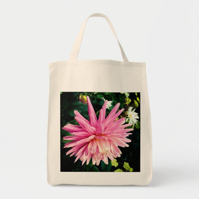 Tote Bag Fleur rose (Devant)