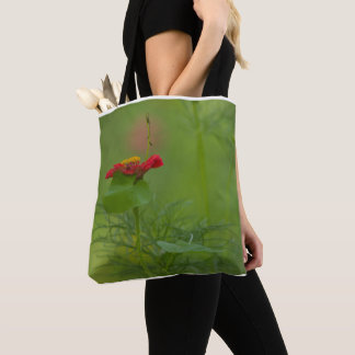 Tote Bag Fleur rouge sur le terrain