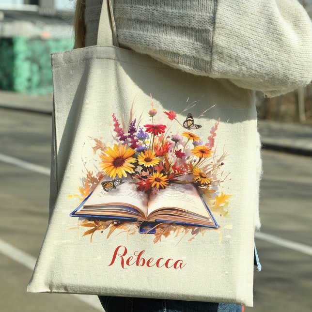 Tote Bag Fleur sauvage (Créateur téléchargé)