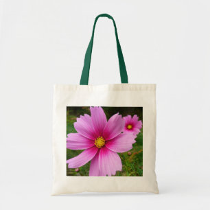 Tote Bag Fleur sauvage de fleurs Cosmos roses
