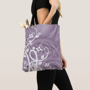 Tote Bag Fleurissement Réutilisable Éco-Amical sur Art Viol
