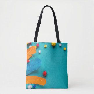 Tote Bag Fleurs à plumes Fourre-tout