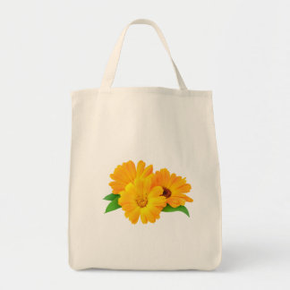Tote Bag Fleurs Calendula arrangées