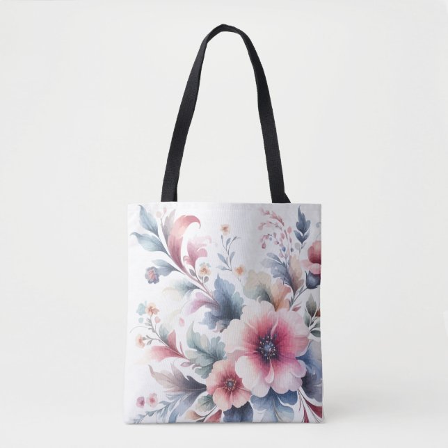Tote Bag Fleurs, Colorée, SunFlower, Floral (Devant)
