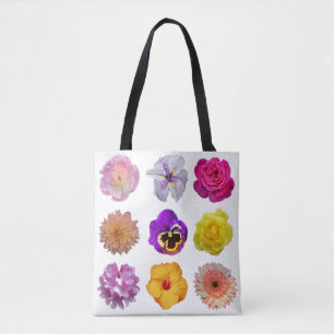 Tote Bag Fleurs colorées