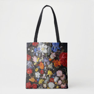 Tote Bag Fleurs dans le bateau en bois, Jan Brueghel l'Anci