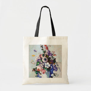 Tote Bag Fleurs dans un Vase Rococo, Paul Cezanne