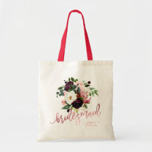 Fleurs d'aquarelle de Bourgogne rousse Cadeau de B