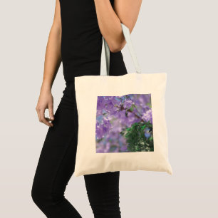Tote Bag Fleurs d'arbre pourpres Jacaranda