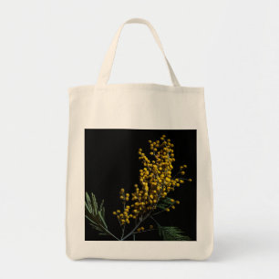 Tote Bag Fleurs de bataille d'argent