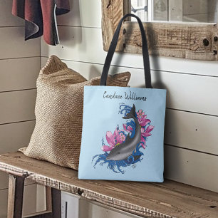 Tote Bag Fleurs de dauphin Lotus Fleurs de cerisiers