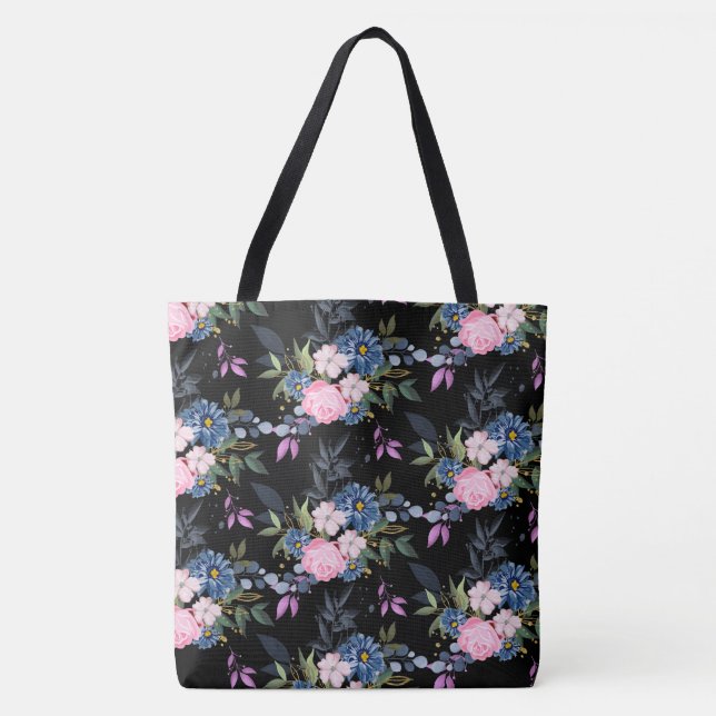 Tote Bag Fleurs de forêt (Devant)
