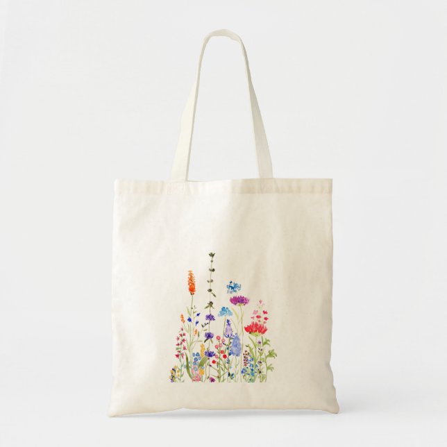 Tote Bag fleurs de gloire pourpres du matin sur le mur (Devant)