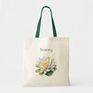 Tote Bag Fleurs de Lotus Sérénité 
