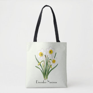 Tote Bag Fleurs de Narcisse de Décembre