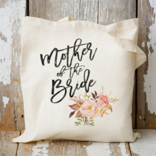 Tote Bag Fleurs de pivoine rustiques mère de la mariée