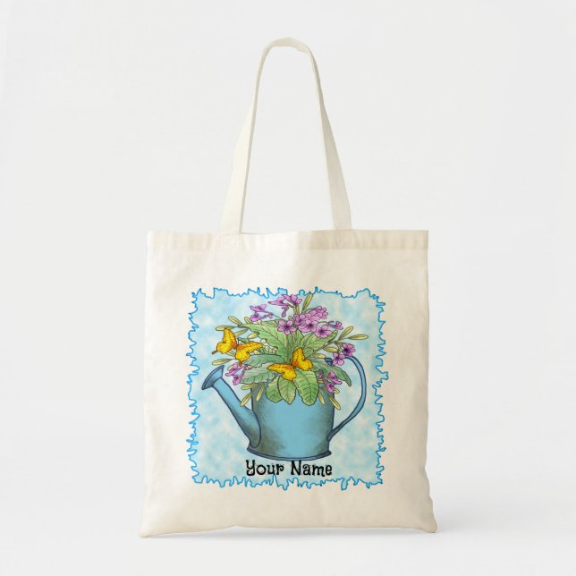 Tote Bag Fleurs de Primrose Watercan (Devant)